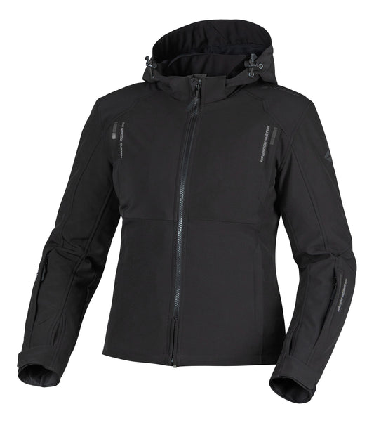 Sweep Suburb ladies softshell mc jacket, black