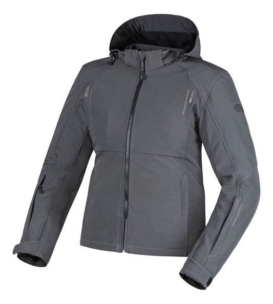 Sweep Suburb softshell mc jacket, grey