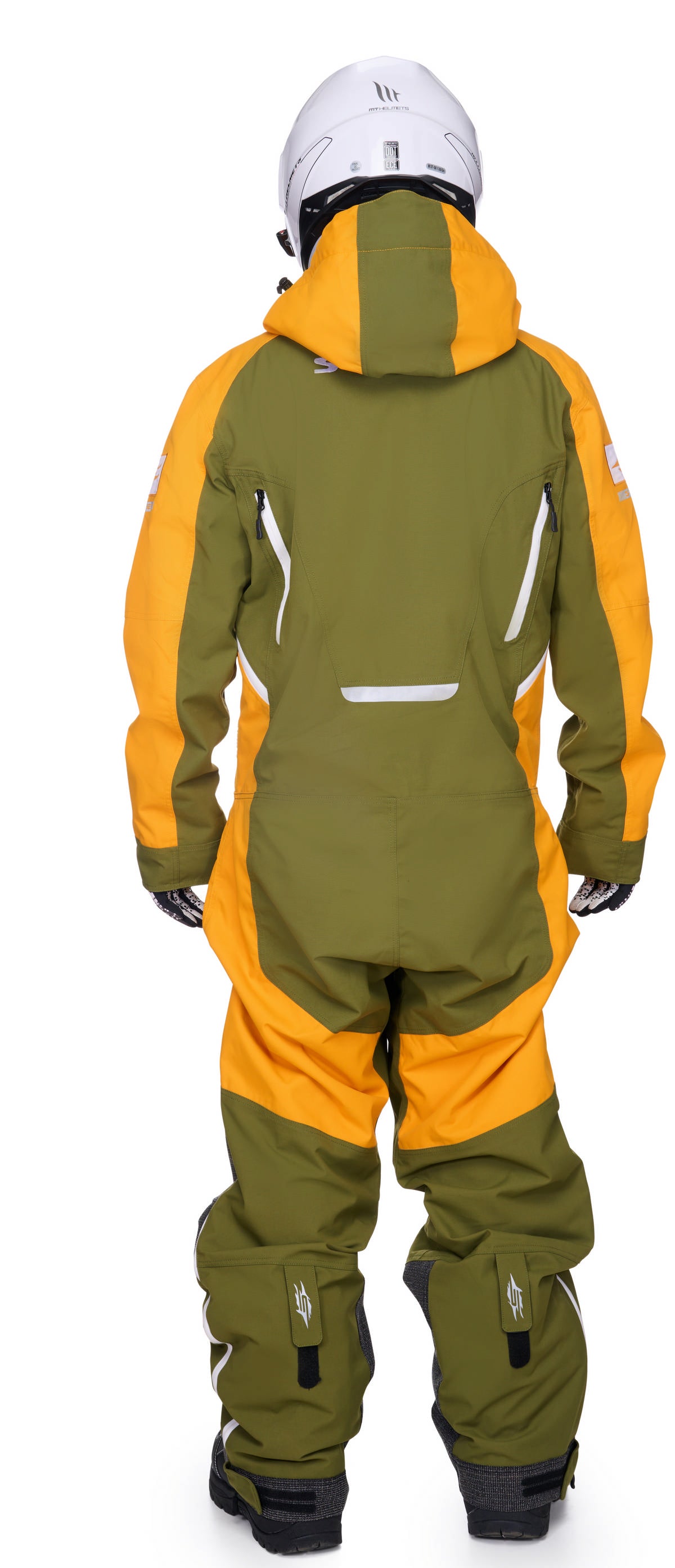 Sweep Peak Light Monosuit, olive green/orange