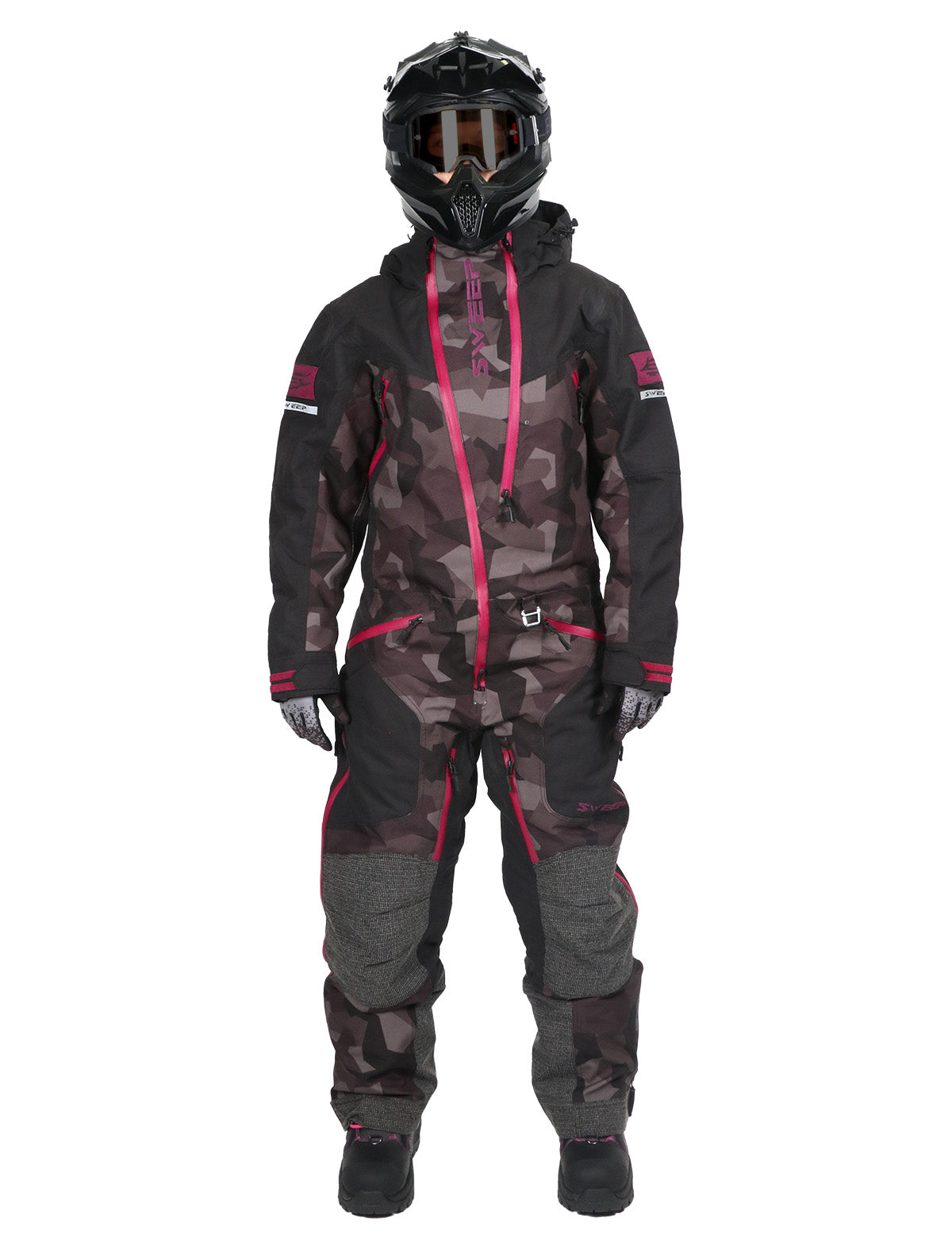 Sweep Peak Insulated naisten kelkkahaalari, musta/camo/purppura