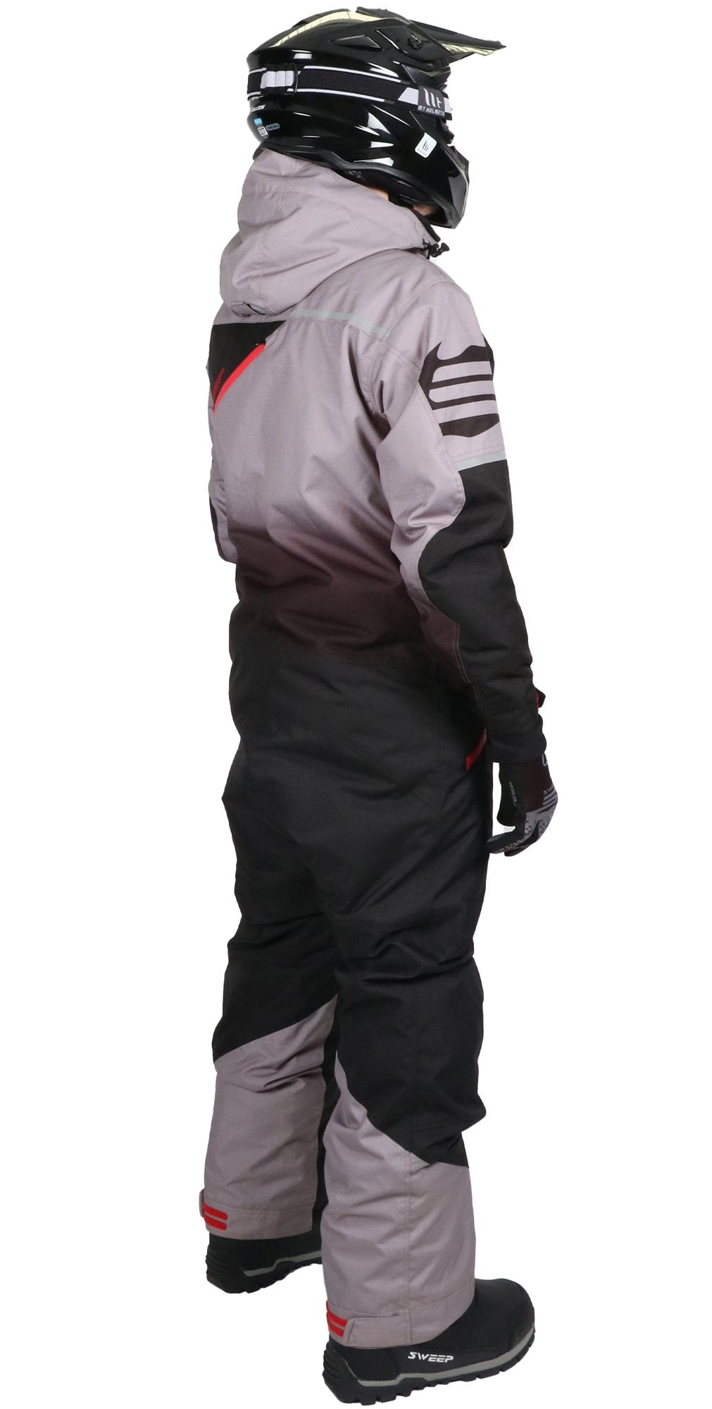 Sweep Razor Light Monosuit, fade grey/red