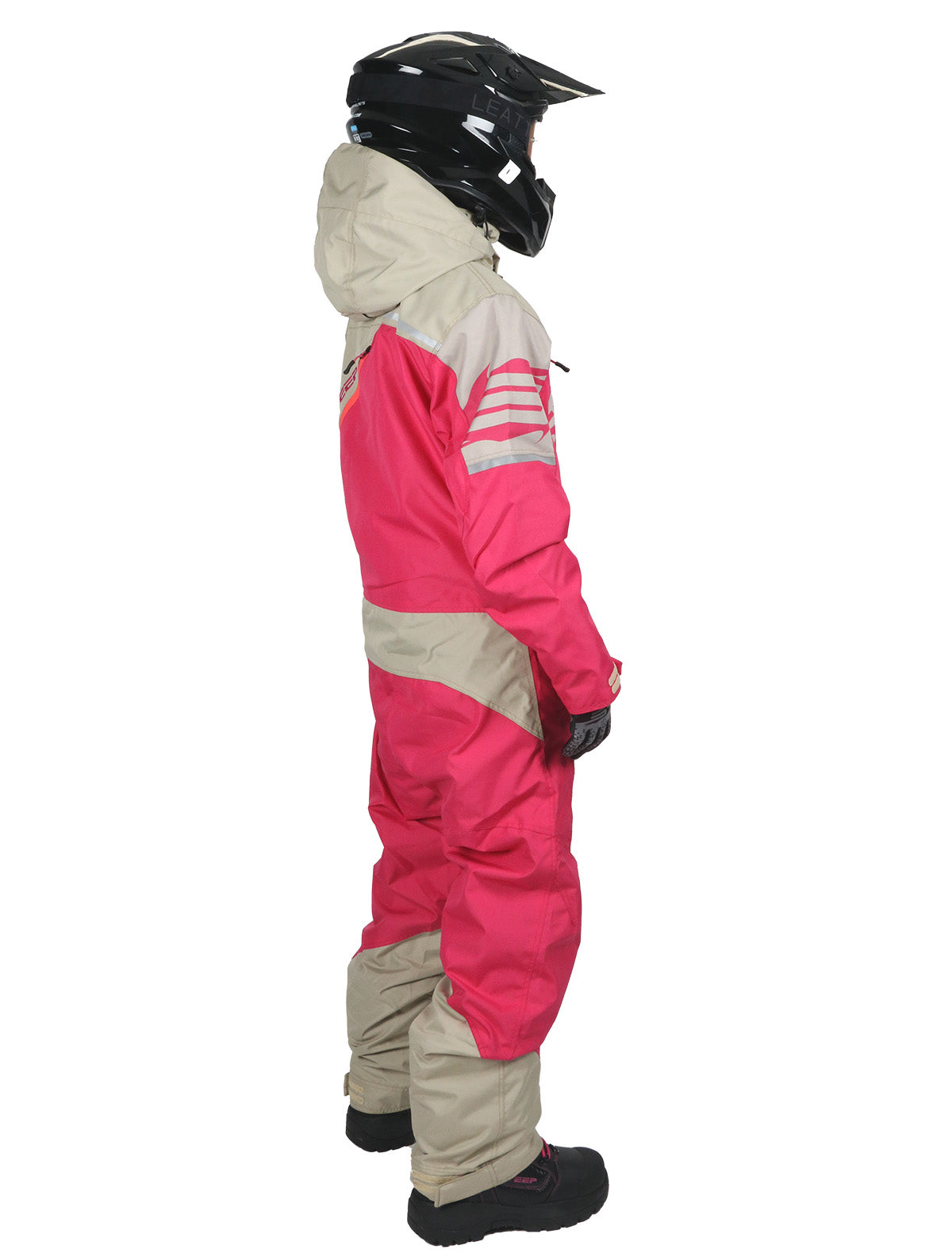 Sweep Razor Light ladies monosuit, vanilla white/bright pink