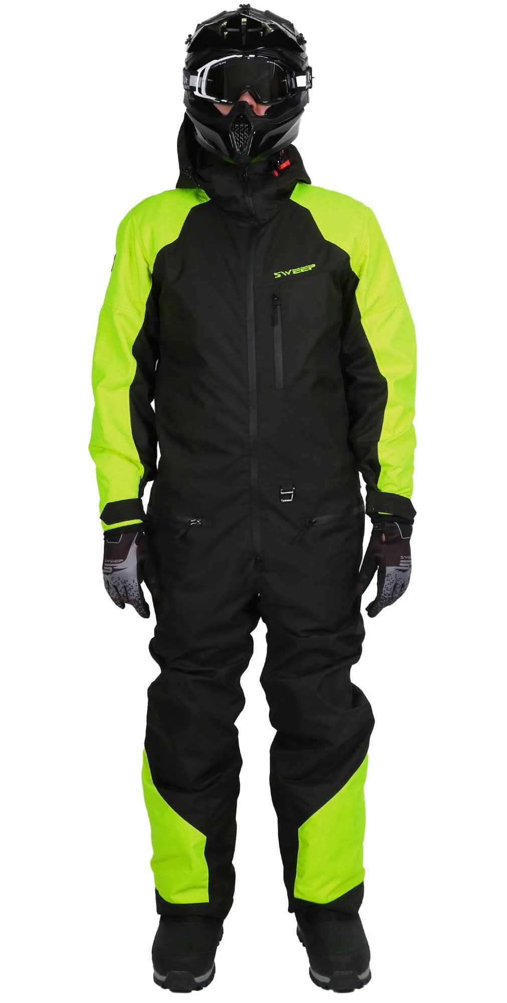 Sweep Vertex Insulated kelkkahaalari, musta/neon keltainen