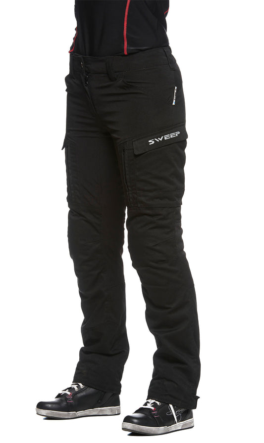 Sweep Chief aramid forced ladies mc pant, black