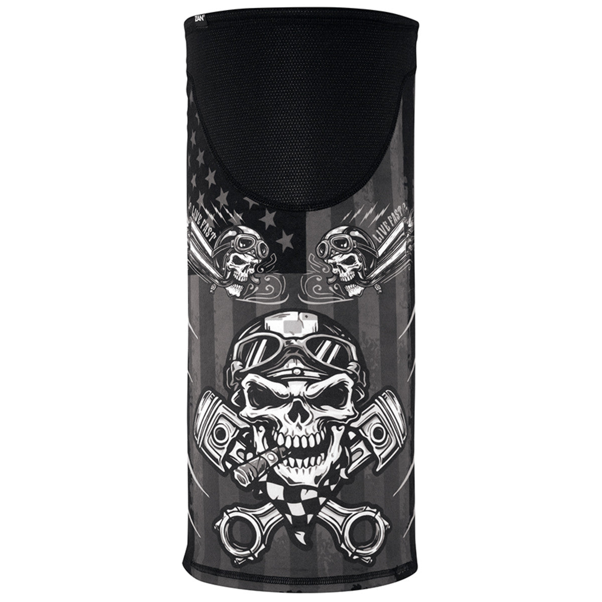 Motley Tube Sport Flex Windproof, Biker Skull