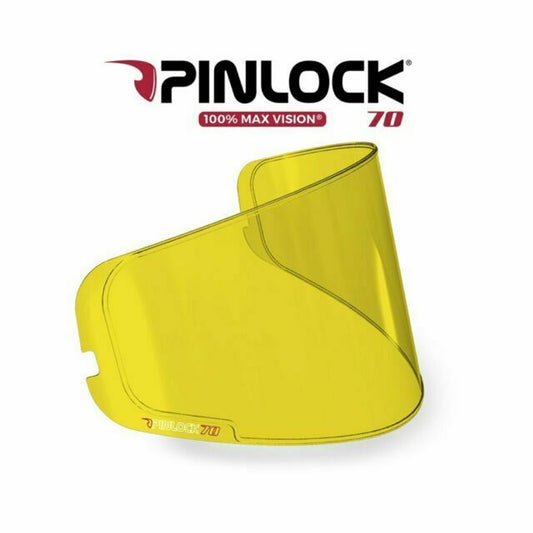 Shark Pinlock linssi Aeron GP/Race-R/Pro/Carbon, Speed-R, keltainen