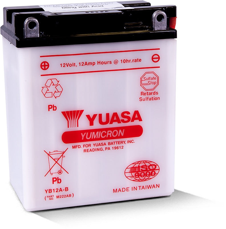Yuasa YuMicron Battery YB12A-B (CP) 12V