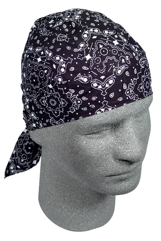 Flydanna päähine Black Paisley