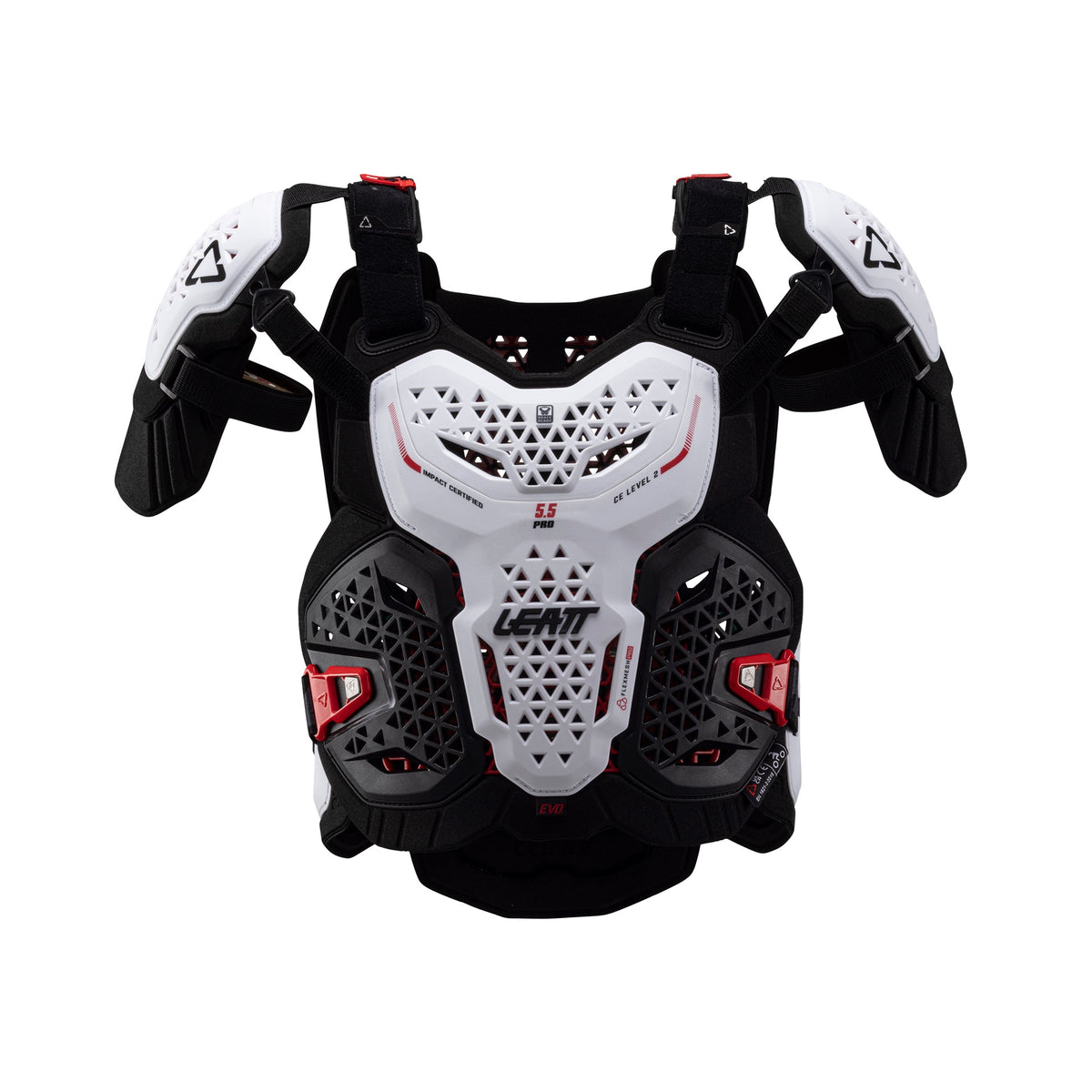 Leatt Chest Protector 5.5 Evo, white, L/XL 172-184cm